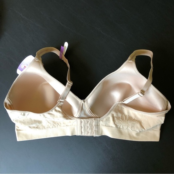Hanes Comfort Flex Fit Beige Bra  2X NWT - Picture 2 of 11